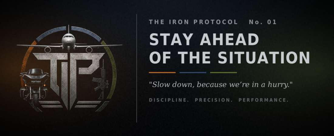 The Iron Protocol #01: Stay Ahead of the Situation