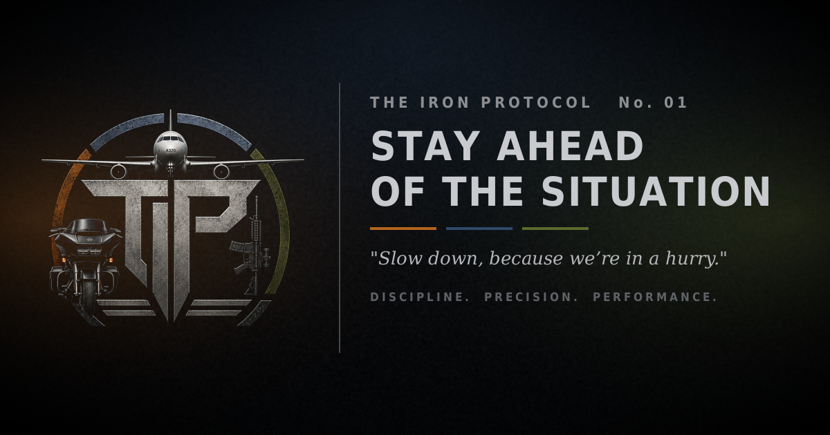 The Iron Protocol #01: Stay Ahead of the Situation